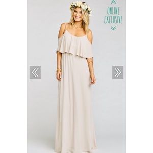 Show Me Your MuMu Ruffle Maxi Dress